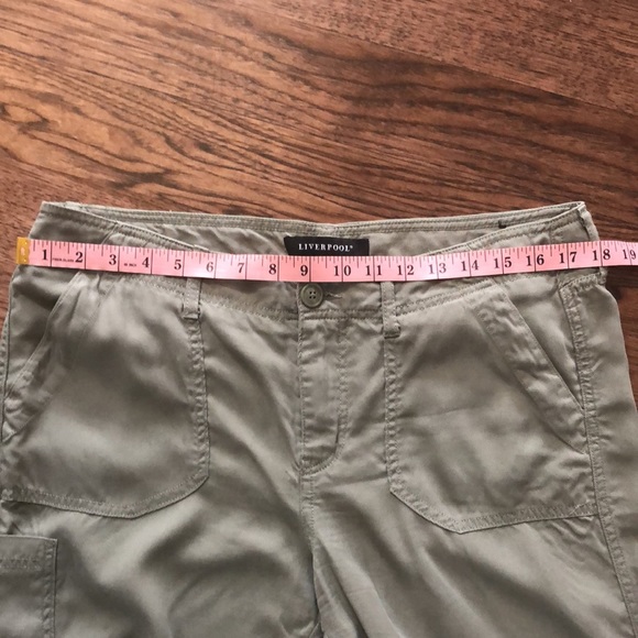 Liverpool Lightweight Cargo/Utility Capris - Picture 7 of 11
